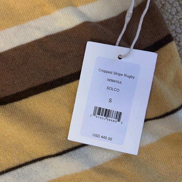 NWT Guest In Residence cashmere Rugby sweater - Picture 7 of 7